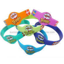 BPA Free Silicone Wristband Bracelet with Cartoon Design for Kids